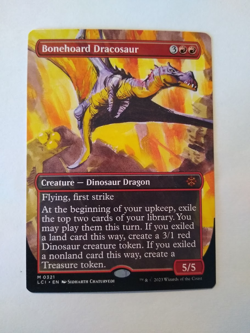 Bonehoard Dracosaur (Borderless) - The Lost Caverns of Ixalan (LCI) - #321 - MtG - Image 1