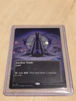 Ancient Tomb (0136) (Borderless) (Galaxy Foil) Edge of Eternities: Stellar... - Image 1