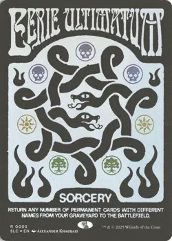 MTG Eerie Ultimatum (0005) *Foil* Secret Lair: Encyclopedia MT/NM Free Ship - Image 1