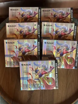 🔥Lot of 7🔥MTG Final Fantasy OMEGA Collector Booster Packs - Image 1