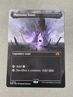 Phyrexian Tower (Borderless) Modern Horizons 3 Regular MTG NM - Image 1