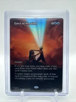 Force Of Negation (Borderless) - MTG Avatar: The Last Airbender - Foil - 0013 NM - Image 3