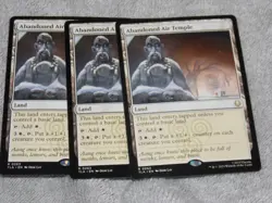 MTG Abandoned Air Temple x3 Rare Avatar: The Last Airbender NM Low S&H - Image 1