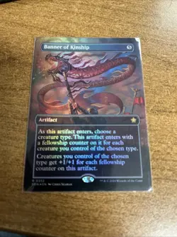 Banner of Kinship (Borderless) Foundations Foil NM-M Unplayed MTG - Image 1