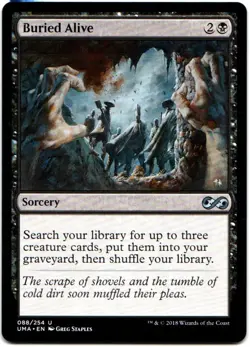 BURIED ALIVE 88 MAGIC: THE GATHERING ULTIMATE MASTERS (UMA) UNCOMMON - Image 1
