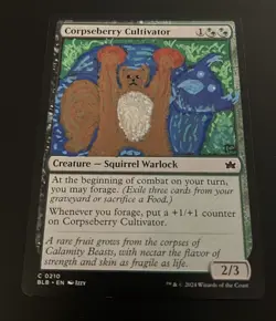 Corpseberry Cultivator Bloomburrow Altered Art | BLB C0210 | Magic The Gathering - Image 1