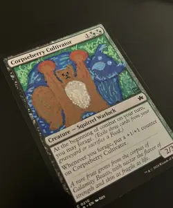 Corpseberry Cultivator Bloomburrow Altered Art | BLB C0210 | Magic The Gathering - Image 2