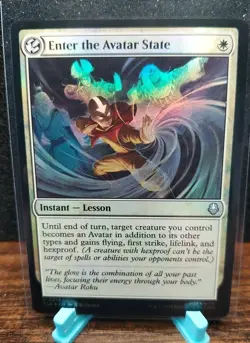 Enter the Avatar State Foil U0018 Avatar: The Last Airbender MTG - Image 1