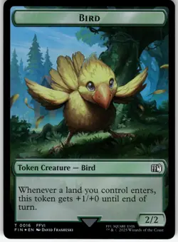 MTG - Hero (0007) // Bird (0016) Double-Sided Token 7 // 16 FINAL FANTASY T - Fo - Image 2