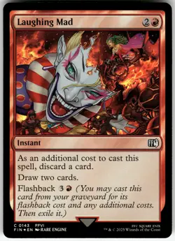 MTG - Laughing Mad (Surge Foil) 585 FINAL FANTASY C - Foil - Image 1