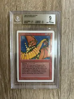 MTG 3rd Edition Revised Shivan Dragon BGS 9 - Image 1