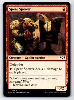 Spear Spewer C Ravnica Allegiance # 117 NM Normal - Image 1