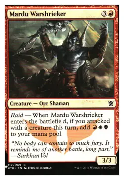 Mardu Warshrieker Mystery Booster MTG - NM+ Mythic Relics - Image 1
