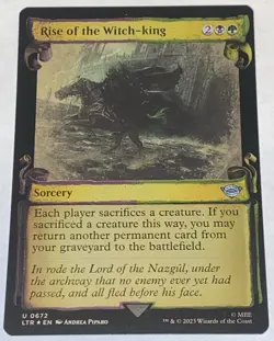 Rise of the Witch-king 0672 Showcase Scrolls Foil Lord Of The Rings MTG UNPLAYED - Image 1