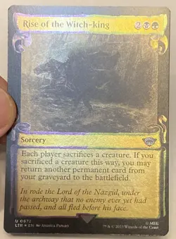 Rise of the Witch-king 0672 Showcase Scrolls Foil Lord Of The Rings MTG UNPLAYED - Image 2