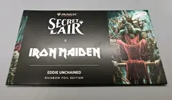 MTG Secret Lair Iron Maiden: Eddie Unchained Rainbow Foil Edition Sealed - Image 1