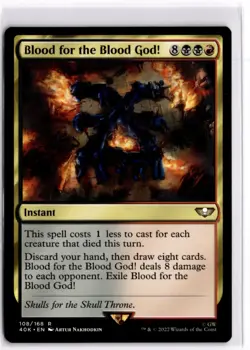 Blood for the Blood God! Warhammer 40,000 108 LP x1 MTG Magic: the Gathering - Image 1