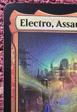 Electro, Assaulting Battery (Foil) - #76 - Rare - Marvel's Spider-Man MINT - Image 2