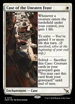 MTG RARE REGULAR - (MKM) NM - CASE OF THE UNEATEN FEAST 0010 - Image 1