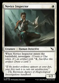 MTG COMMON REGULAR - (MKM) NM - NOVICE INSPECTOR 0029 - Image 1