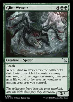 MTG UC REGULAR - (MKM) NM - GLINT WEAVER 0162 - Image 1