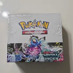 POKEMON Scarlet and Violet Temporal Forces Booster Box - New Sealed - Image 1