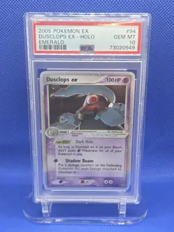 2005 Pokemon Ex Emerald Dusclops EX #94 Ultra Rare PSA 10 Gem Mint POP 32 - Image 1