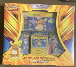 2017 Pokemon TCG Alolan Raichu Collection Box Factory Sealed 820650803345 - Image 1