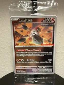 Pokemon Iron Moth 028/182 Paradox Rift GameStop Promo SEALED - Image 1