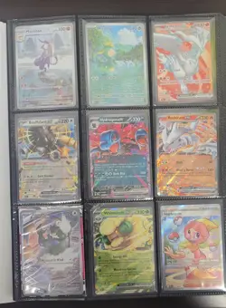 Pokemon White Flare Binder With Com/REV + Extras (See Pic) Starter Master Set! - Image 2