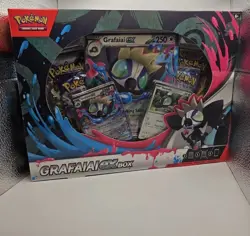 Pokemon TCG Grafaiai EX Collection Box New Sealed - Image 1