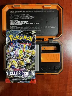 (VERY HEAVY) 22.40g Pokemon TCG Stellar Crown Booster Pack (SEALED)✅ - Image 2