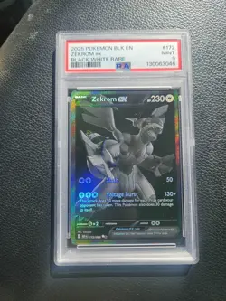 Pokemon Zekrom EX Full Art Ultra Rare Black Bolt White Flare PSA9 - Image 1