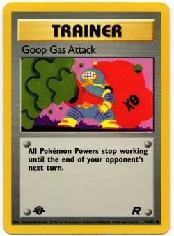 Pokemon - 1st Edition Team Rocket GOOP GAS ATTACK 78/82 LP - Image 1