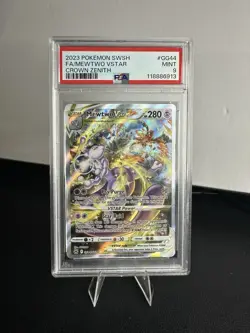 Pokemon TCG Mewtwo VSTAR Crown Zenith GG44/GG70 PSA 9 Mint - Image 1