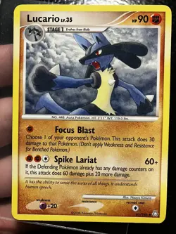 POKEMON LUCARIO HOLO LOT 2 LEGENDS AWAKENED FATES COLLIDE TCG NM - Image 2