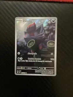 Pokemon TCG Zorua 075/064 Shrouded Fable Illustration Rare Holo Full Art NM - Image 1