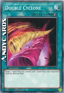 DOUBLE CYCLONE (SPEED DUEL) • (Doppio Ciclone) • Comune • SBTK EN035 • YUGIOH - Image 1