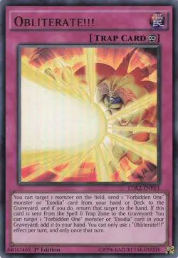Yugioh Obliterate!!! LDK2-ENY03 Ultra Rare NM - Image 1
