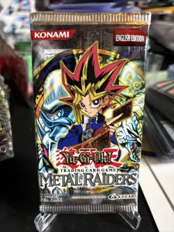 Yu-Gi-Oh Metal Raiders Booster Pack 2002 Unlimited Vintage Yugioh MRD - Image 1