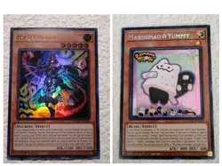 Marshmao Yummy DOOD-EN024 Secret Rare & Yu-Gi-Oh! K9-04 Noroi DOOD-EN025 Ultra - Image 1