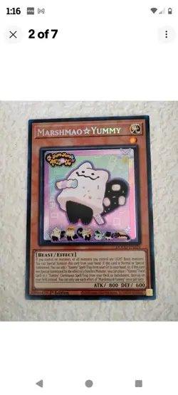 Marshmao Yummy DOOD-EN024 Secret Rare & Yu-Gi-Oh! K9-04 Noroi DOOD-EN025 Ultra - Image 5