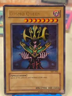 YU-GI-OH! Cosmo Queen MP1-002 Ultra Rare Mcdonalds Promo TCG Card MP - Image 1