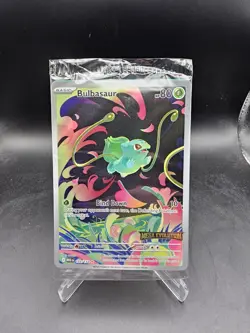 Pokemon Card Bulbasaur 133/132 Mega Evolution Stamped Promo Sealed - Image 1