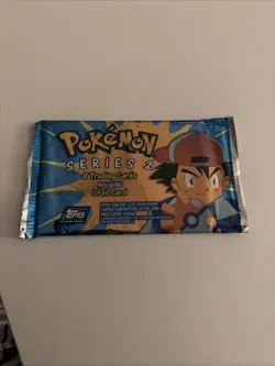Pokemon Topps TV Animation Edition Series 2 Trading Cards Factory Sealed Pack - Image 1