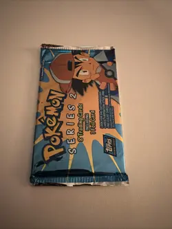 Pokemon Topps TV Animation Edition Series 2 Trading Cards Factory Sealed Pack - Image 3