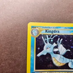 1st Edition Kingdra 8/111 Pokemon Neo Genesis Holo Rare Card - LP - First Ed - Image 2