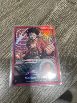 One Piece Card Game Monkey.D.Luffy - ST01-001 - Leader - Pre-Errata X4 - Image 3