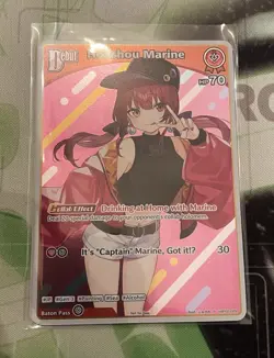 Hololive OFFICIAL CARD GAME Promos - Houshou Marine Alternate (P) (hBP02-029) - Image 1