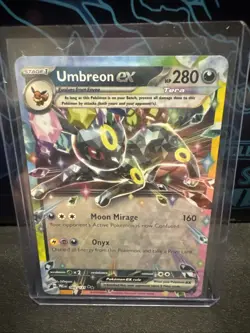 Pokemon TCG Umbreon EX 060/131 Double Rare Holo Card Prismatic Evolutions - Image 1